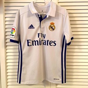 Kids Adidas Real Madrid jersey size Small